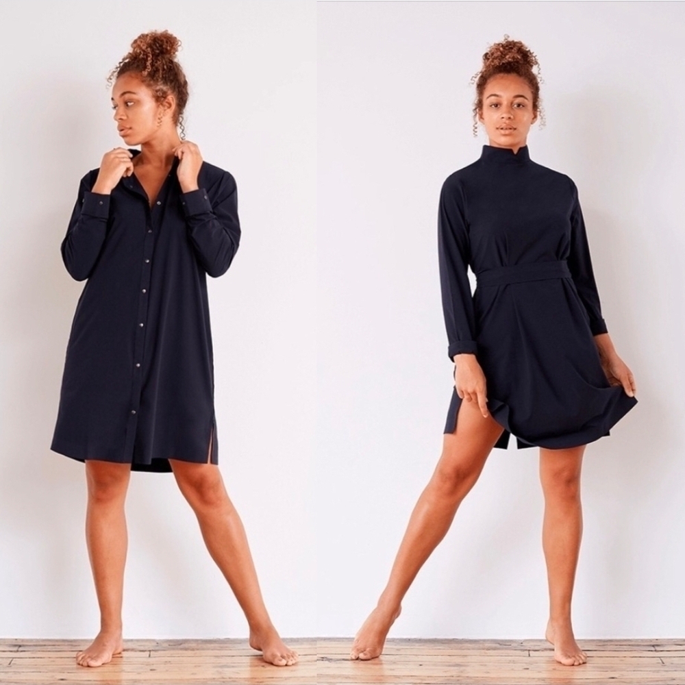 ADAY Back to Front Shirt Dress